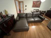 Sofá com chaise longue