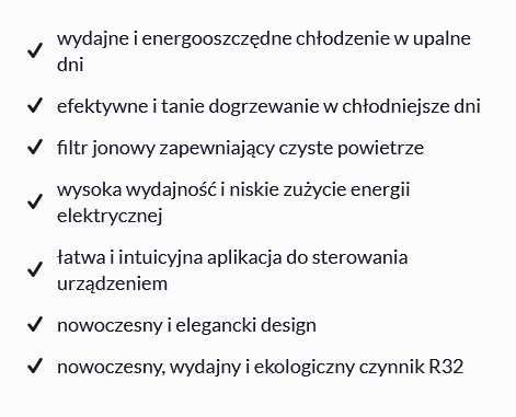 Klimatyzator ścienny split Reventon Vesper 3.5 kW WIFI A++ R32