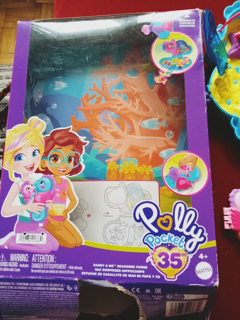 Polly pocket torebka konik morski