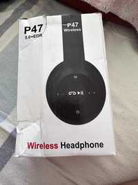 Headphones Wireless P47 Novos