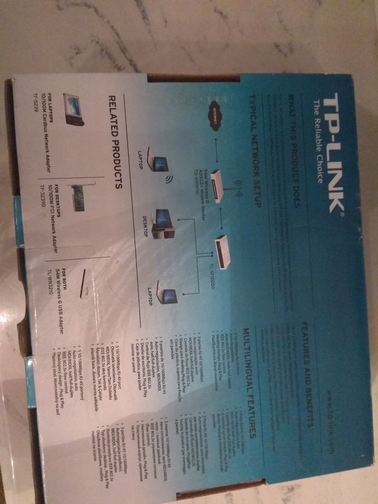 Przełącznik sieciowy TP-Link TL-SF1005D 5 portów