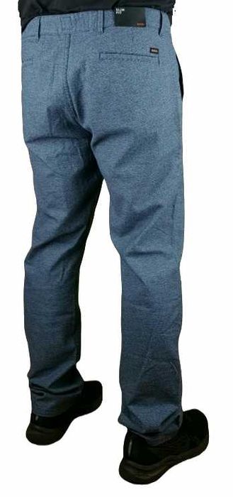 Spodnie Hugo Boss męskie Chino Slim szaroniebieskie nowe oryg. W40/L32