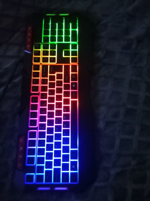 Teclado ligado por USB com leds