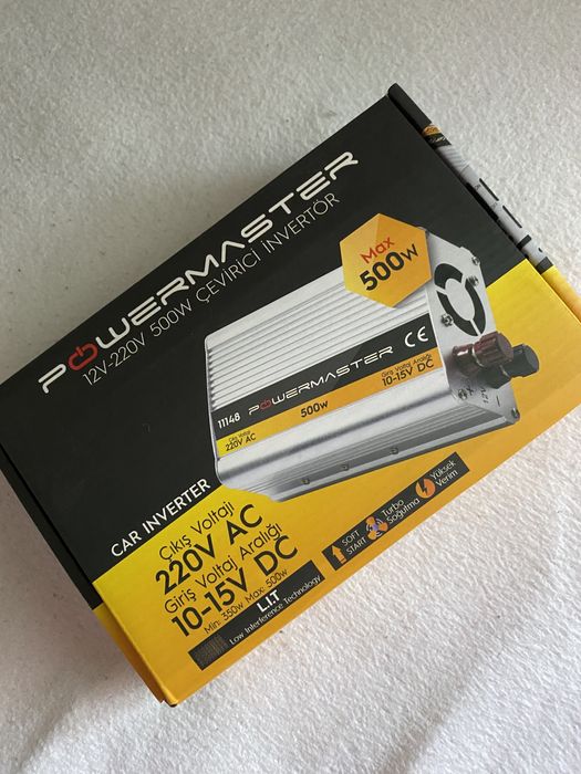 Інвертор перетворювач powermaster 500w