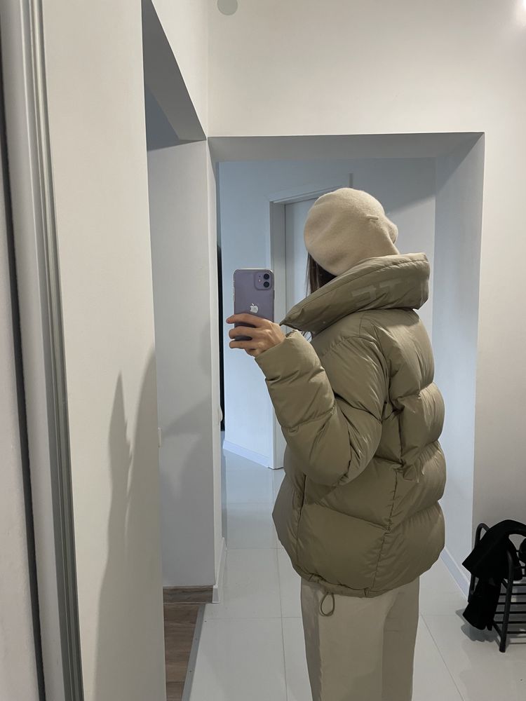 Lacoste пуховик куртка пуфер жіноча натуральний пух 34 XS