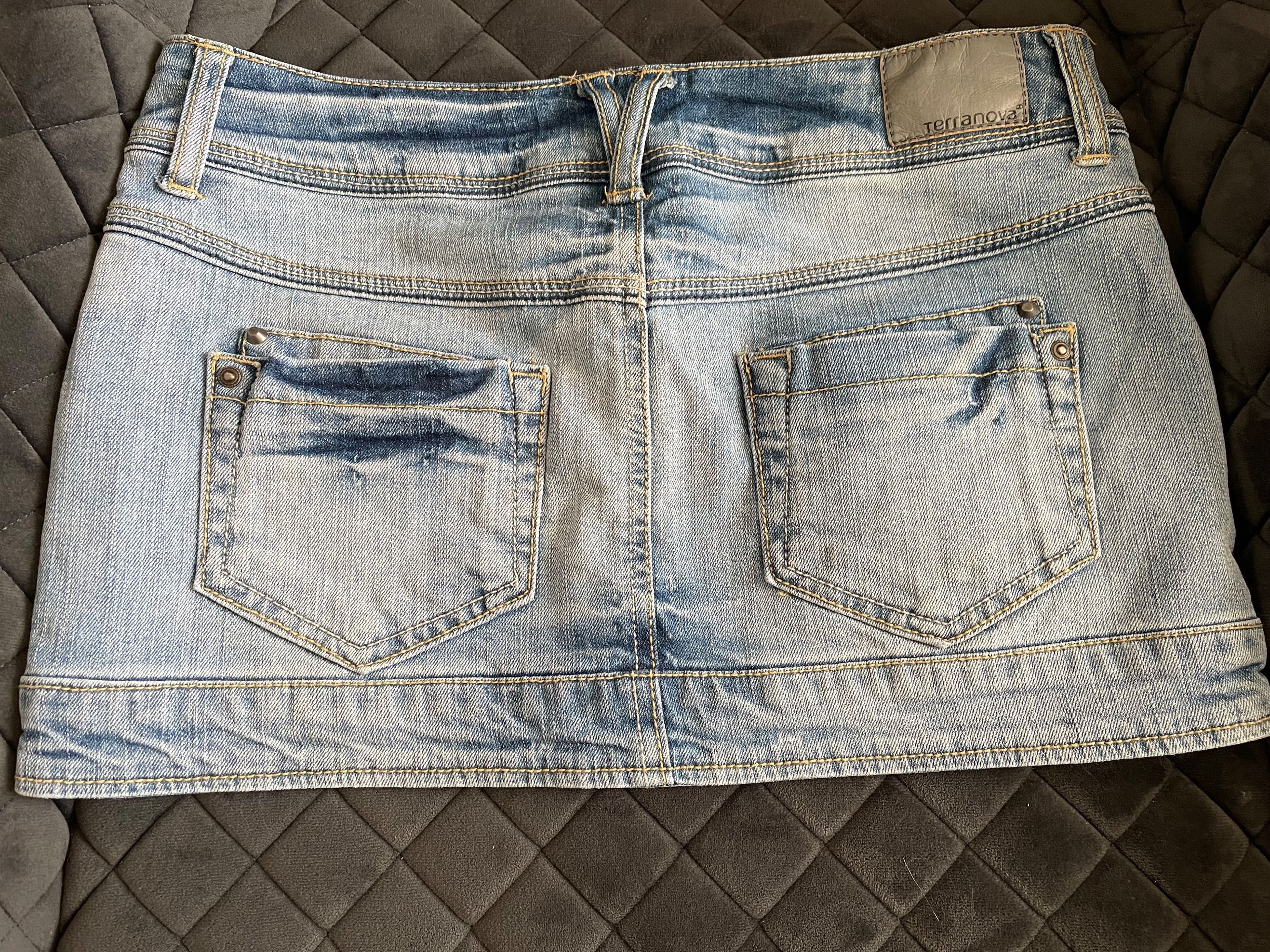 spódniczka mini jeansowa TERRANOVA r.XS