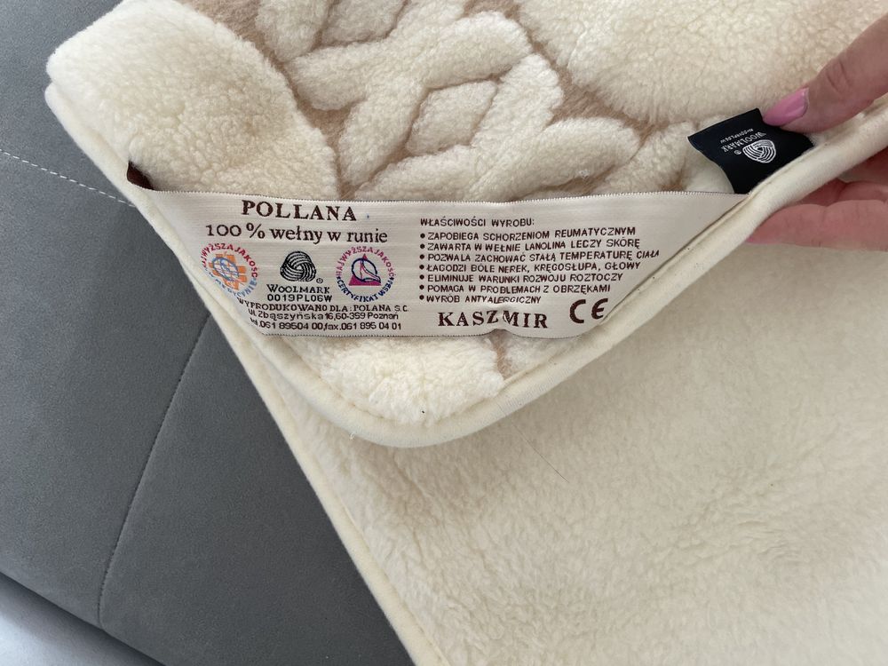 Woolmark komplet wełnianej pościeli