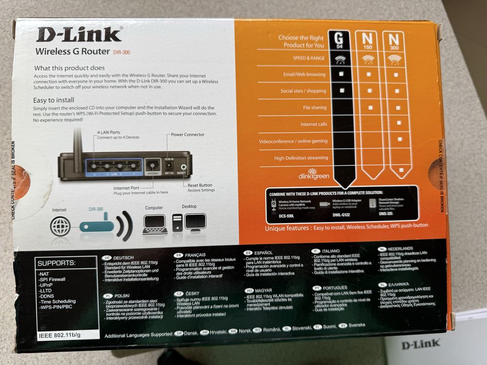 Wireless G Router DIR-300