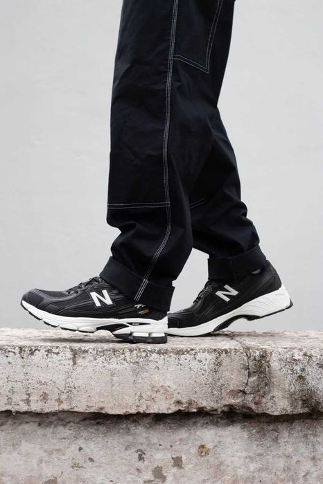 Чоловічі кросівки термо New Balance 740 Black White cordura