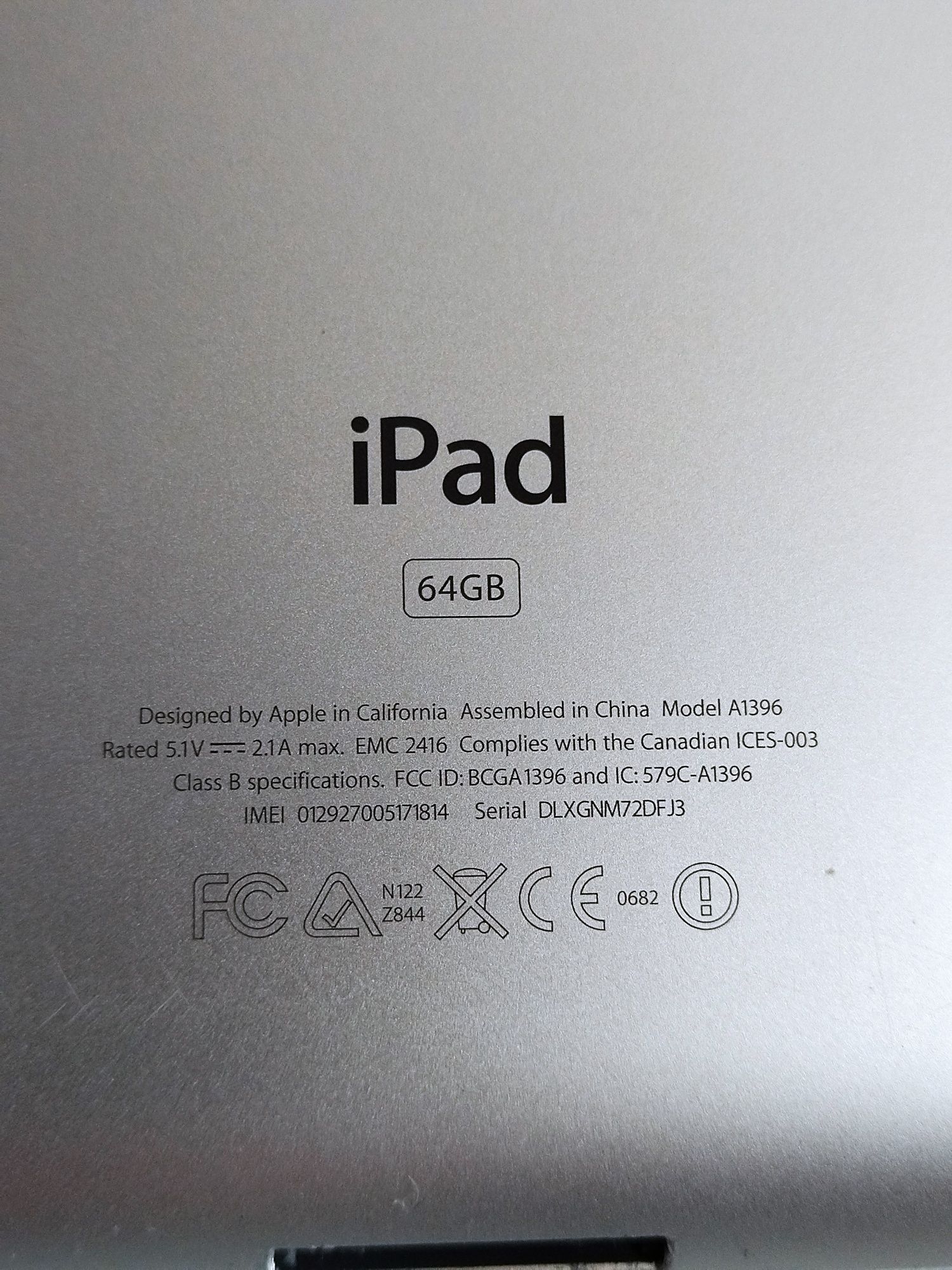 Планшет  iPad 2 64 gb