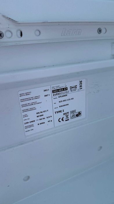 Холодильна шафа б/в без морозильної камери IKEA 185 Крапельний #07552