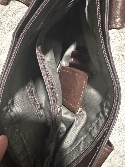 Brązowa torebka Reta skórzana vintage damska do ręki