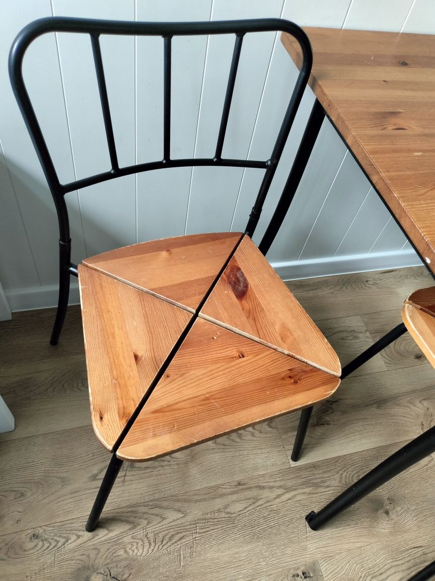4 używane krzesła IKEA stan dobry
