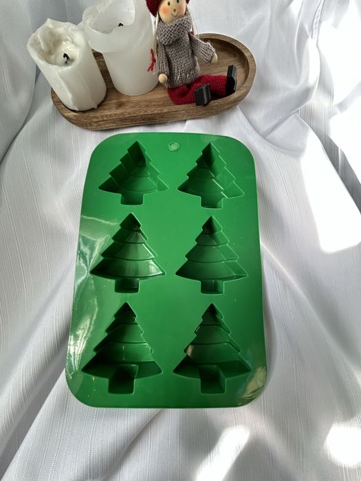 Силіконова форма «Ялинки» для свічок/шоколаду/випічки