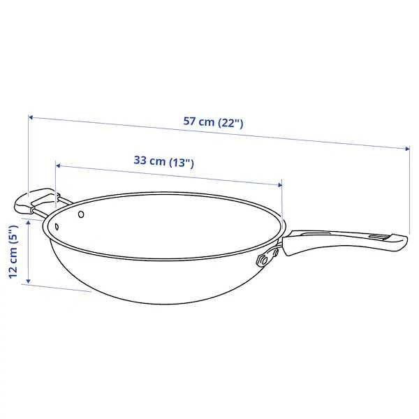 IKEA TOLERANT  Patelnia WOK pokrycie TEFLON 33 cm