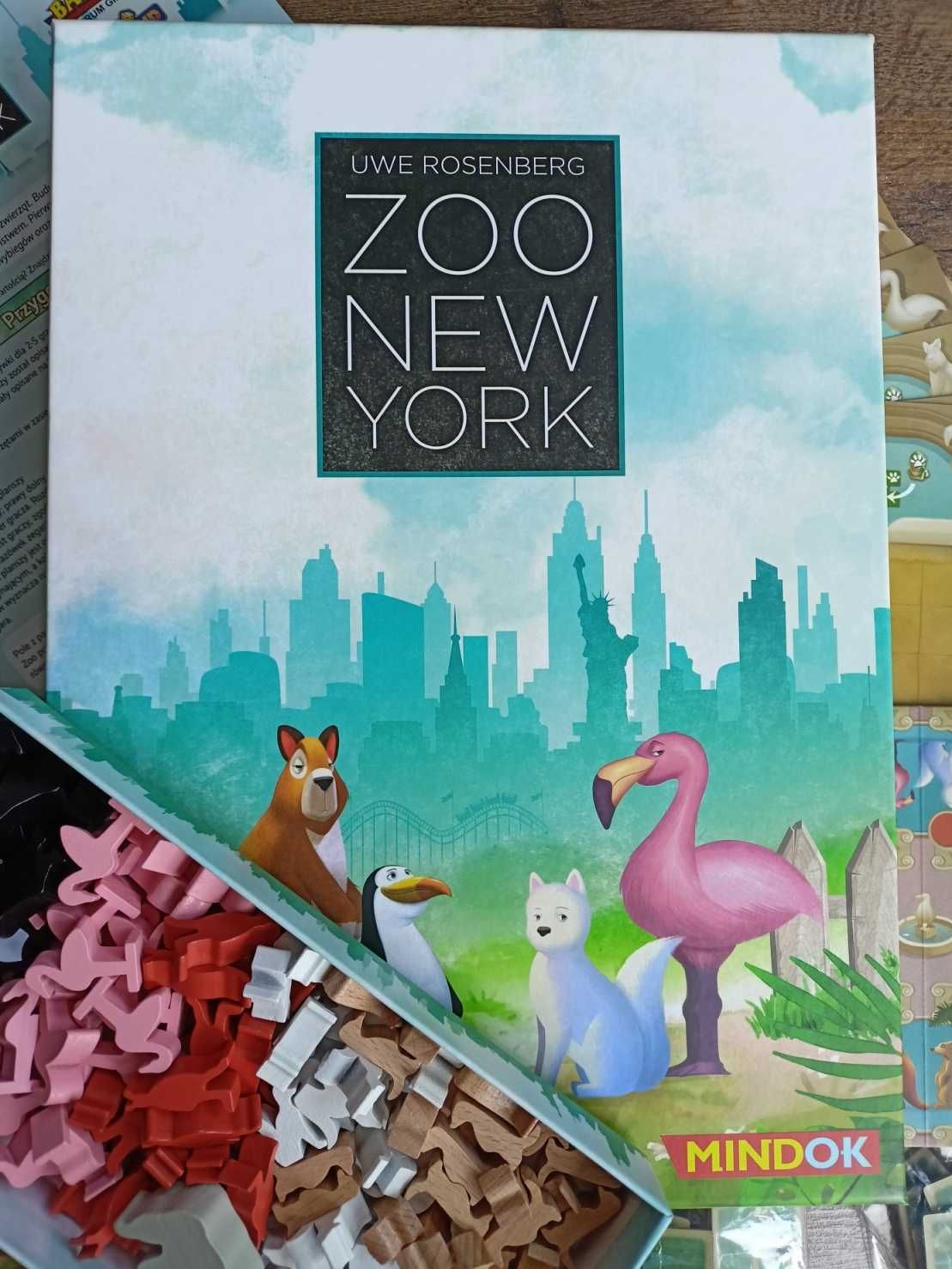 Gra planszowa Zoo New York, stan bdb