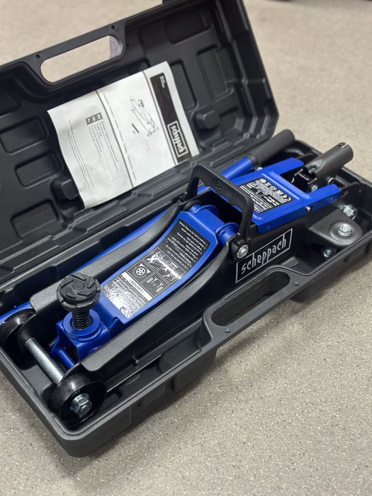 Домкрат підкатний гідравлічний 2.5т (h 90мм-400мм) SCHEPPACH