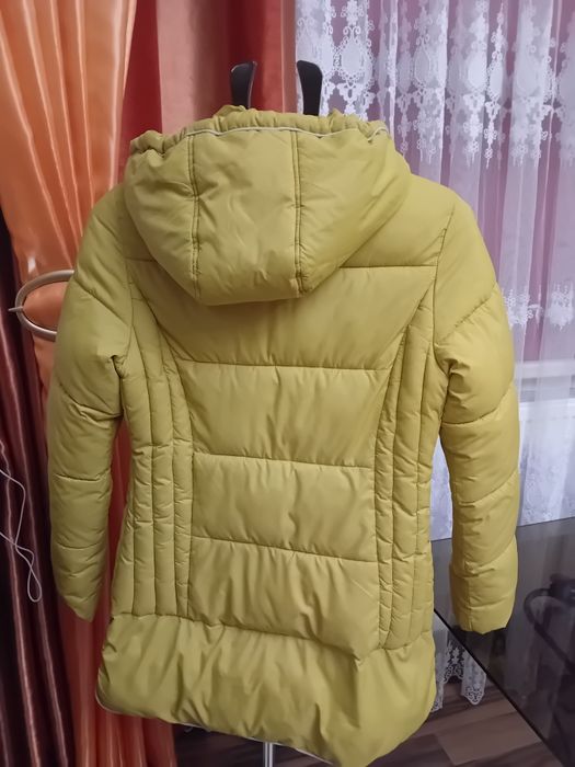 Пуховий плащ.  Куртка