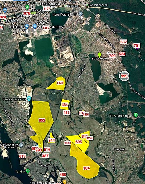 Продаж фасадної ділянки під Бiзнес вздовж траси Бориспіль - Бровари