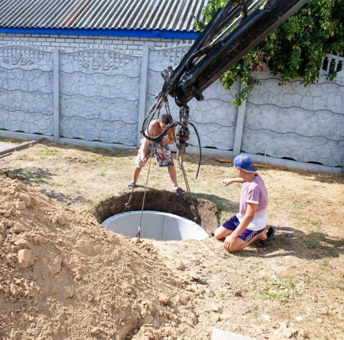 Септик під ключ з кілець для приватного будинку 10/12/16 м3