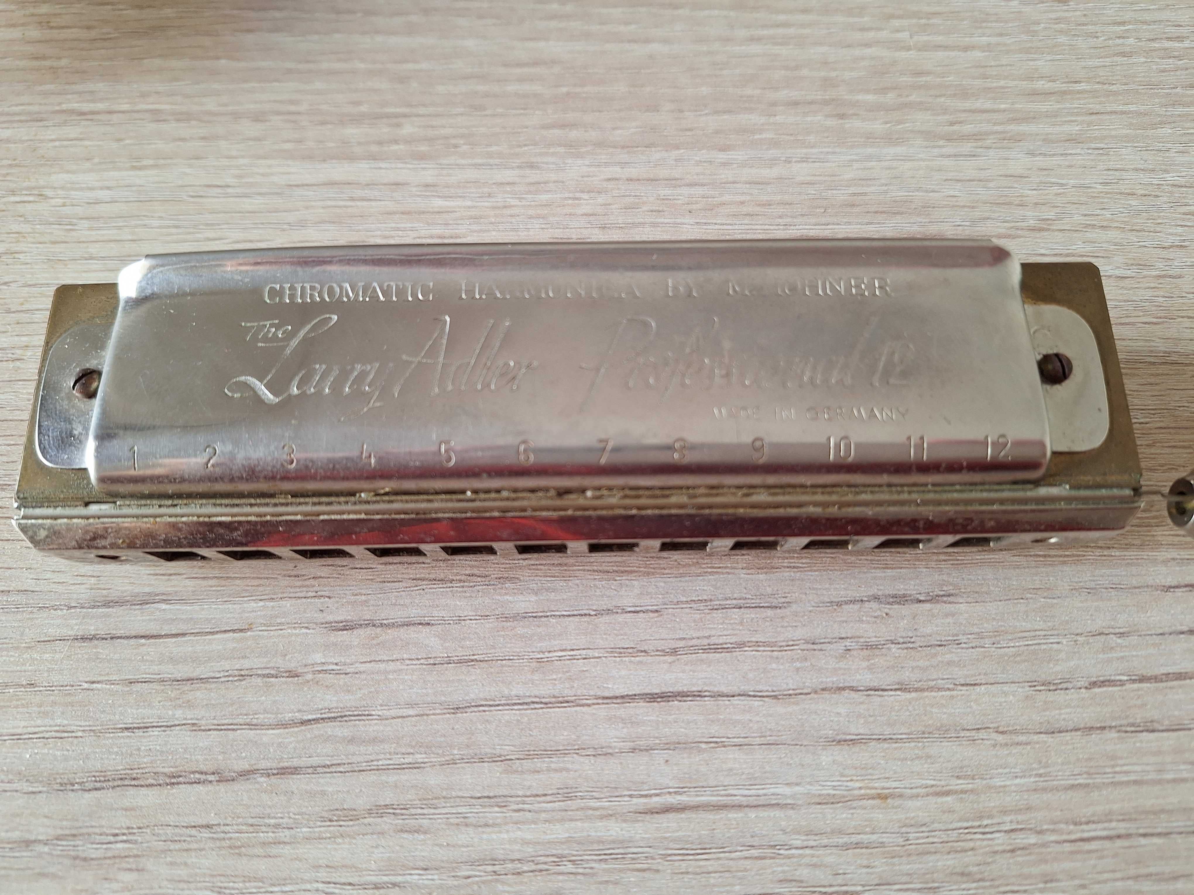 Larry Adler Profissional 12 Chromatic Harmonica by M.Hohner 12 furos