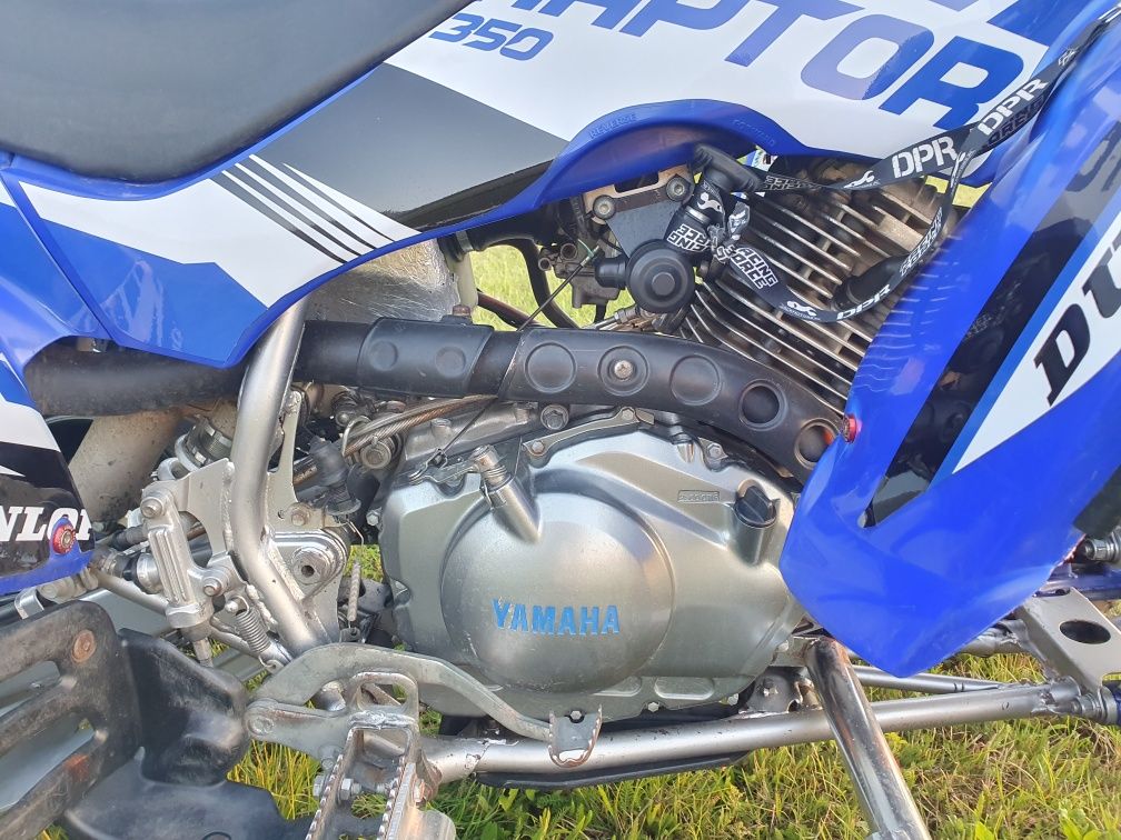 Yamaha raptor 350 dopieszczona, bez wkładu  !!