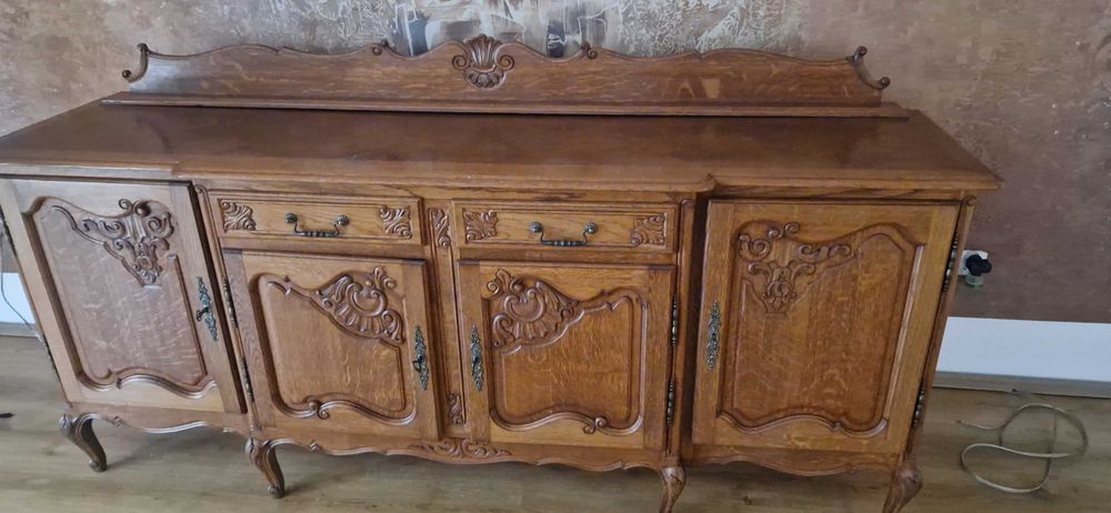 Komodu 3 sztyki. Styl ludwika recznie fronty robione drewno.