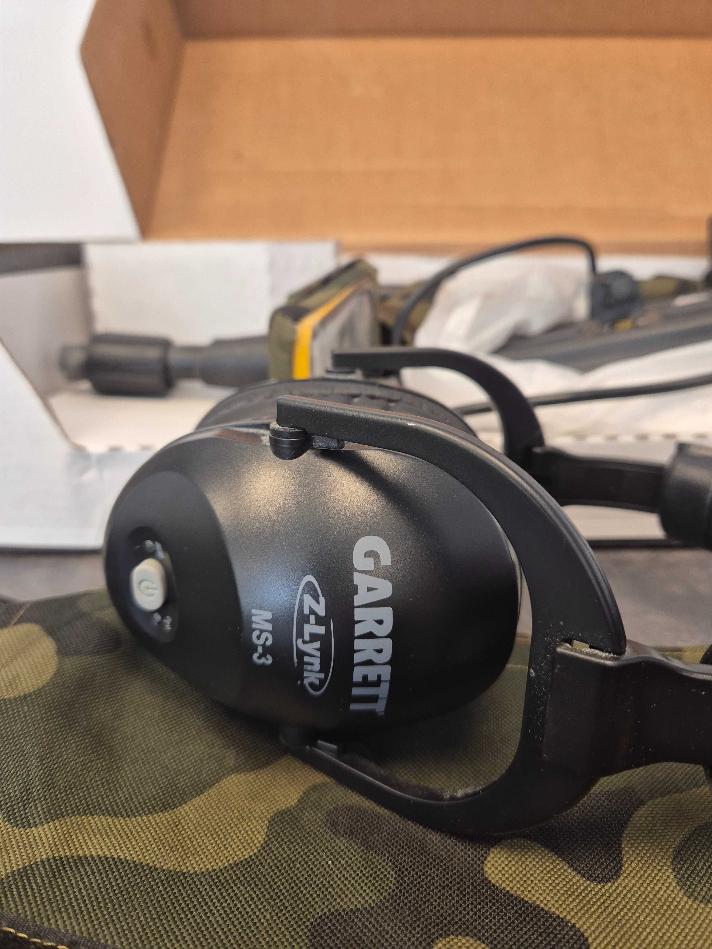 Garrett ACE APEX z cewką 6×11″ DD Viper + Słuchawki MS-3 Z-Lynk