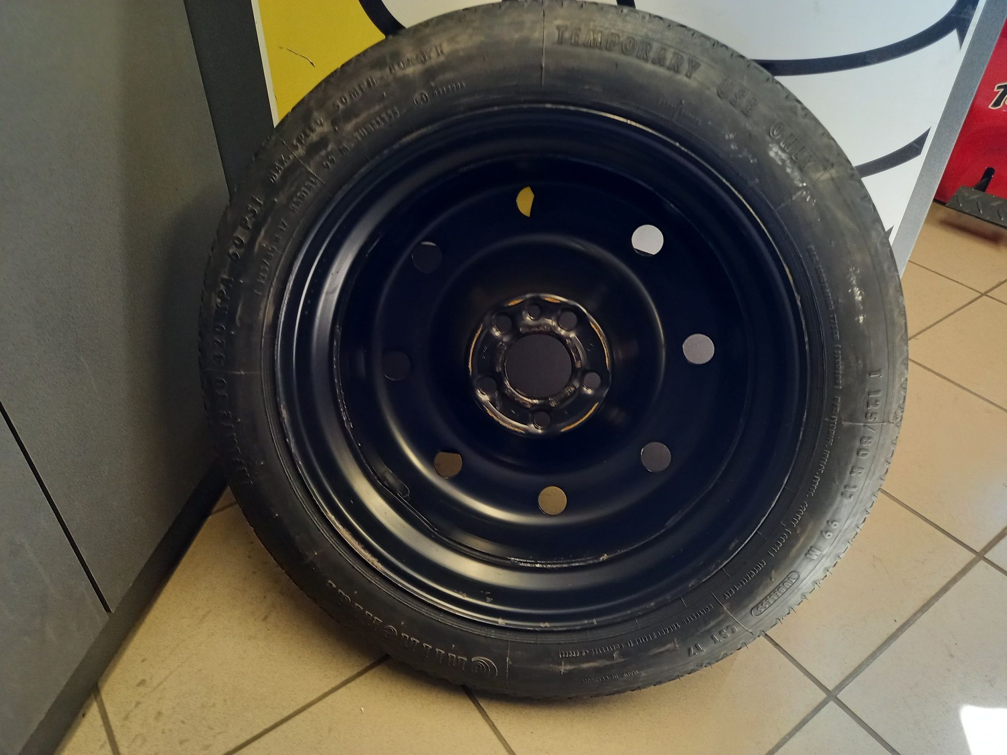 Dojazdówka , zapas Alfa Romeo 5x110 125/80/17 Duzy Zacisk