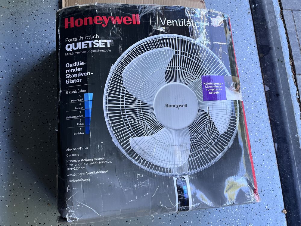 Wentylator podłogowy Honeywell HSF600WE4 biały