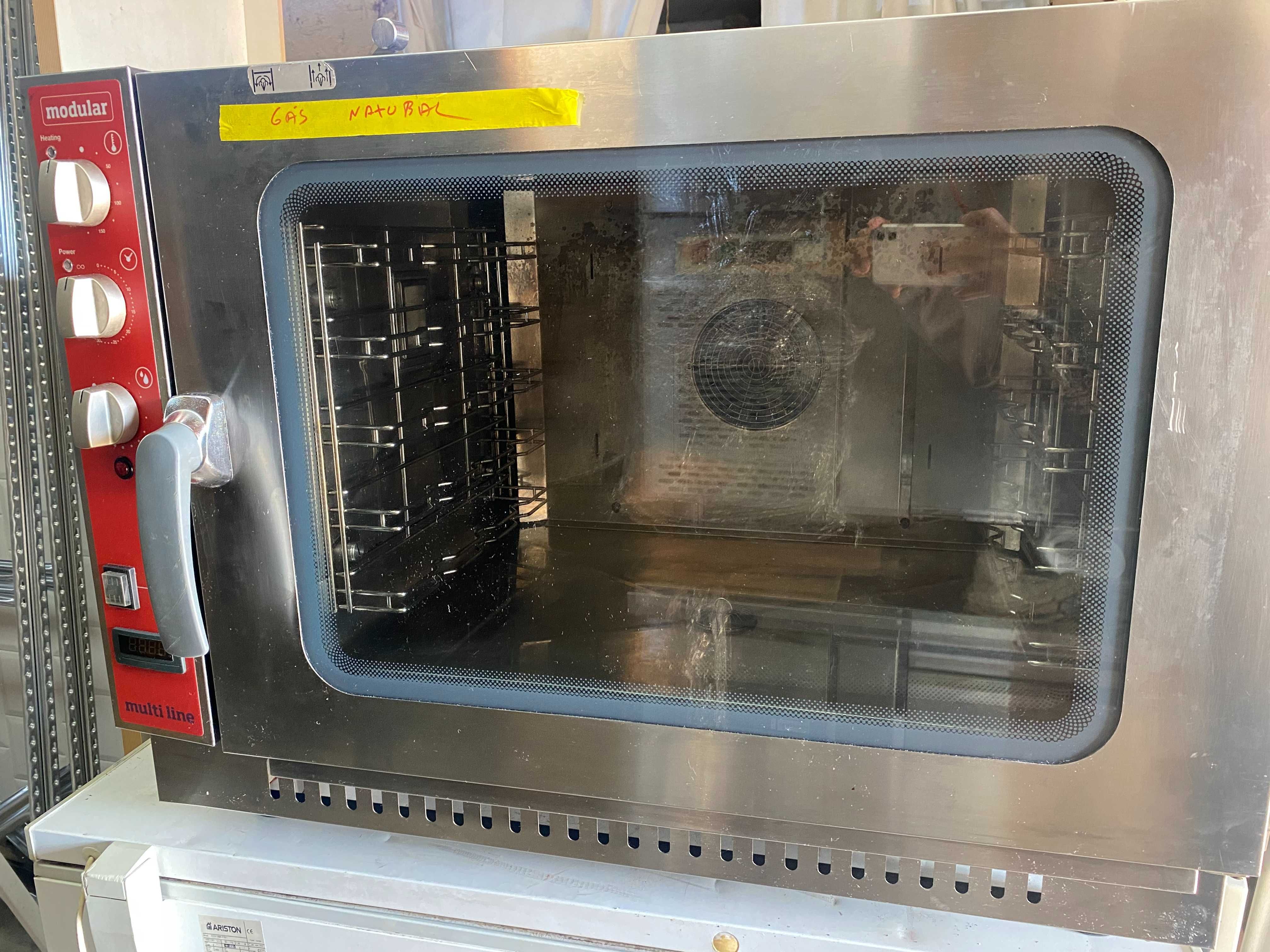 Forno Modular Convetor Semi-Novo Gás natural 5 niveis