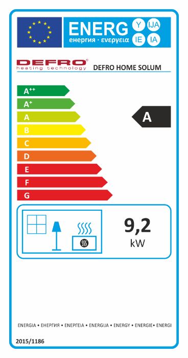 Kominek wolnostojący DEFRO HOME SOLUM - czarny, biały. Montaż 8% VAT.