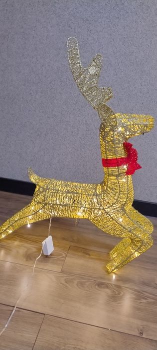 Renifer led świetlny duży XL ozdoby świąteczne Boże Narodzenie