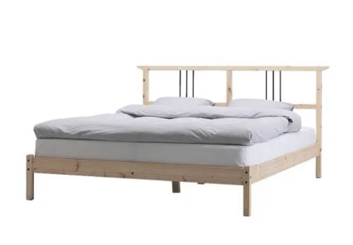 IKEA colchão Valevag+cama Dalselv 1,7mx2,1m+2 estrados - LER ANÚNCIO