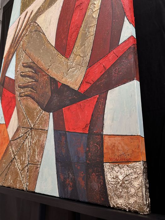 Велика авторська картина «Ethereal Embrace» полотно 110х75/акрил