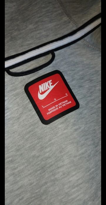 Nike Tech Fleece Hoddie Mens - Cinza