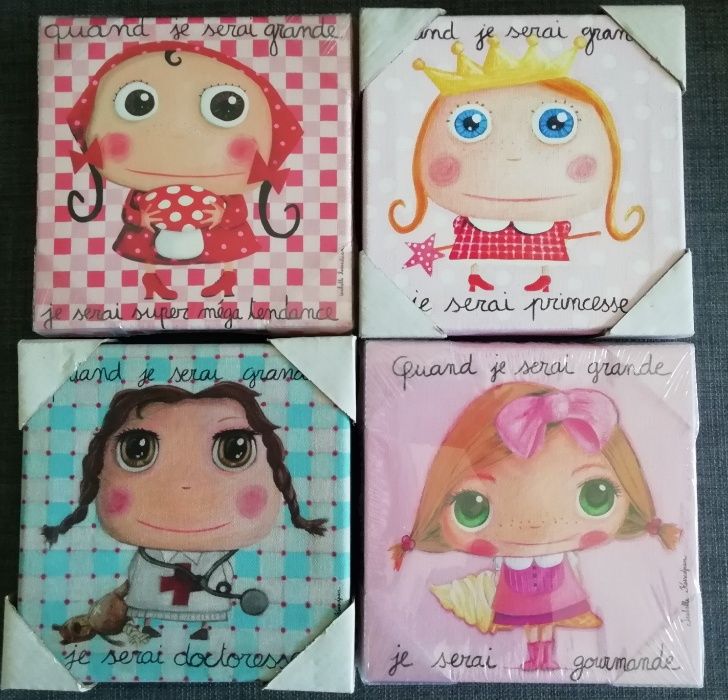 Mochila, estojo, garrafa e tela