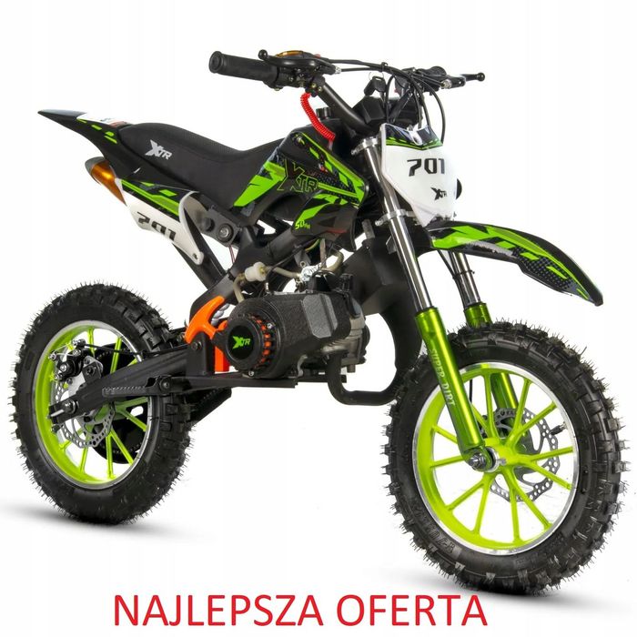 XTR Inny Mini cros cross spalinowy 49 50 cc 2 suw koła 701 A rozrusznik wysyłka