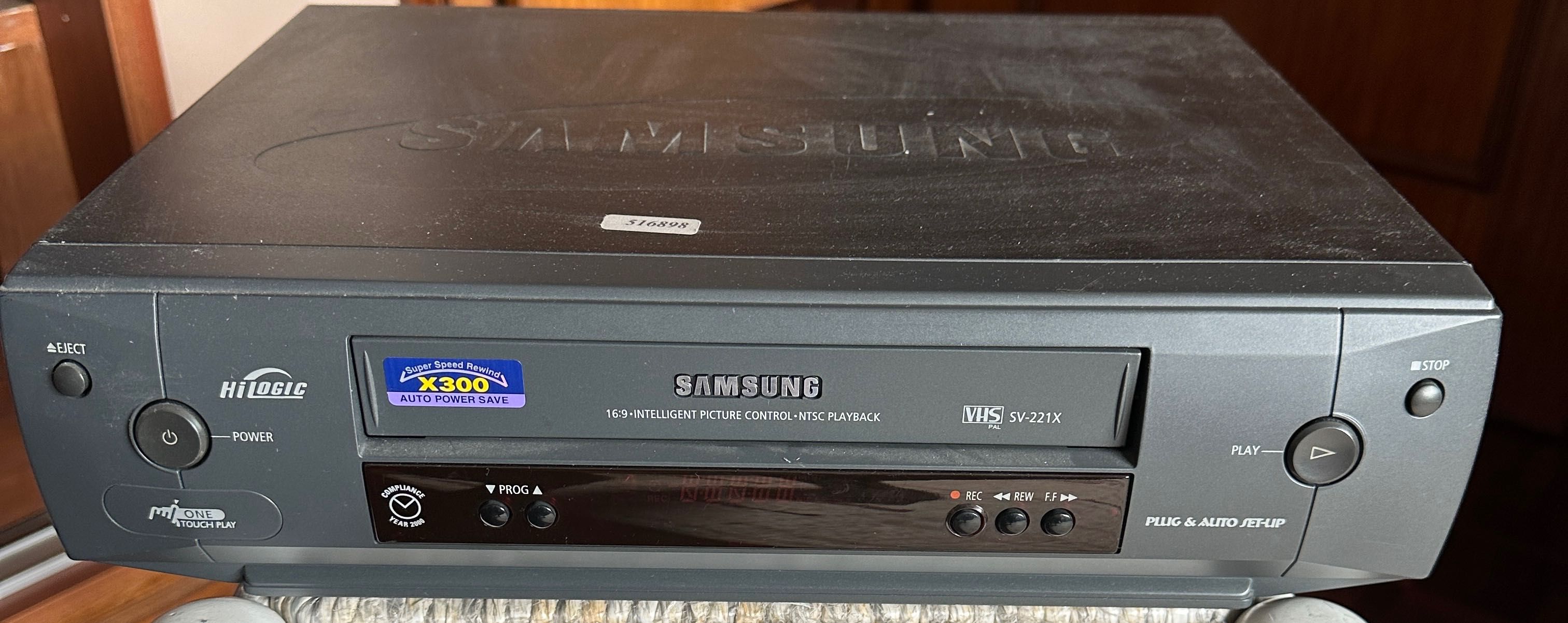 Leitor de VHS Samsung