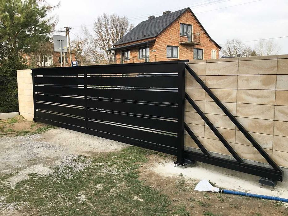 bramy,wjazdowe,przesuwne,harmonijkowe,montaż,wykonanie kompleksowe