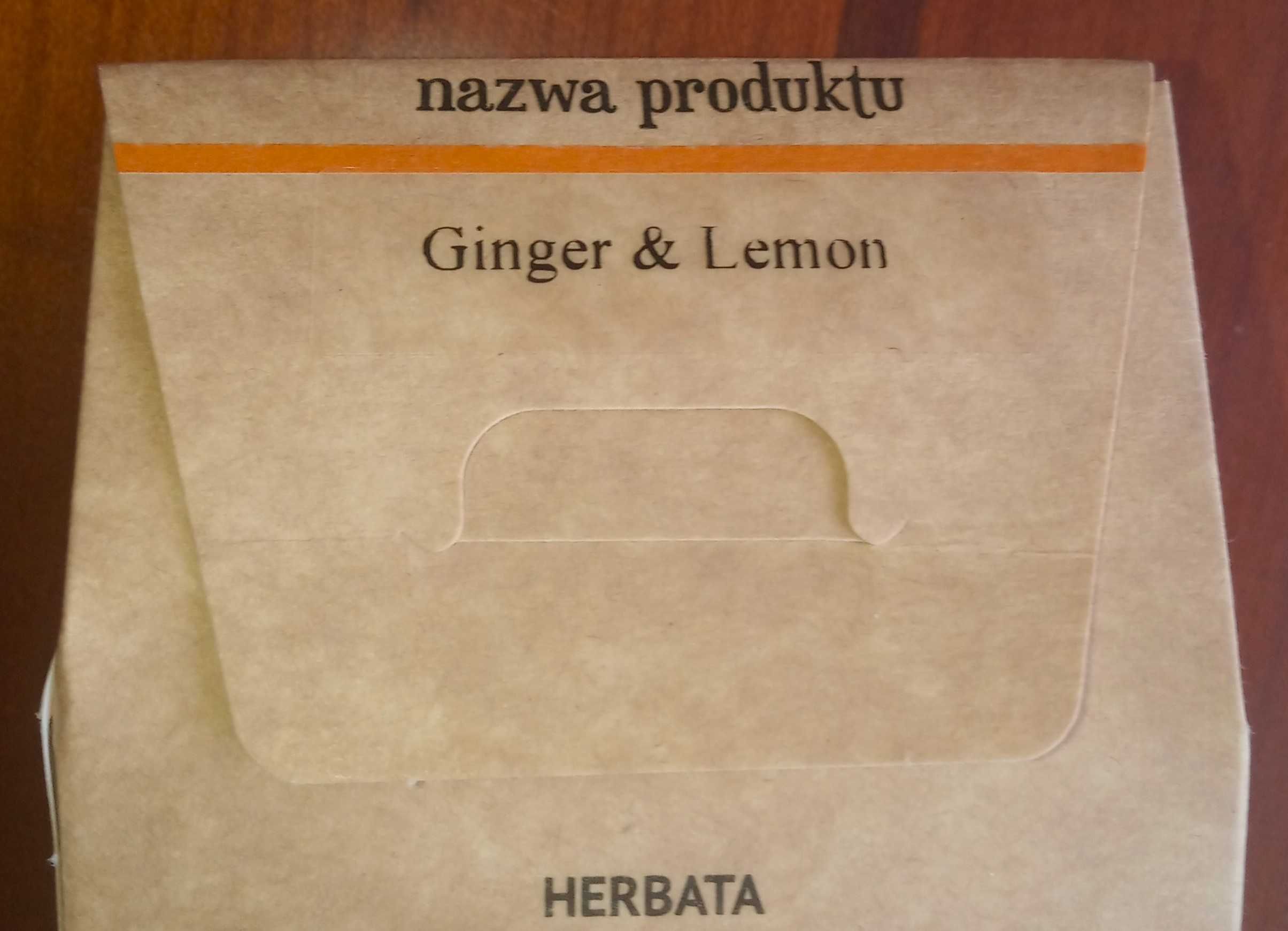 Herbata zielona Ginger & Lemon Czas na herbatę 50g