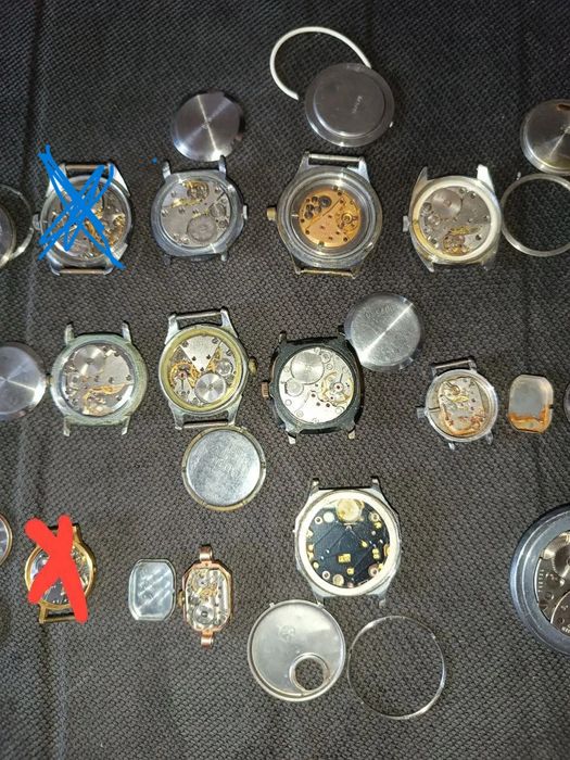 Лот годиннків луч, заря, ракета, молнія, победа, електроніка5