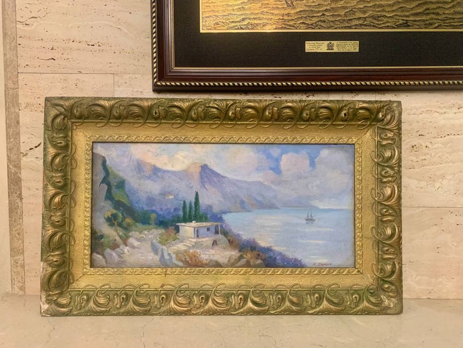 Картина  живопись   Беляев Н.  Крым Форос