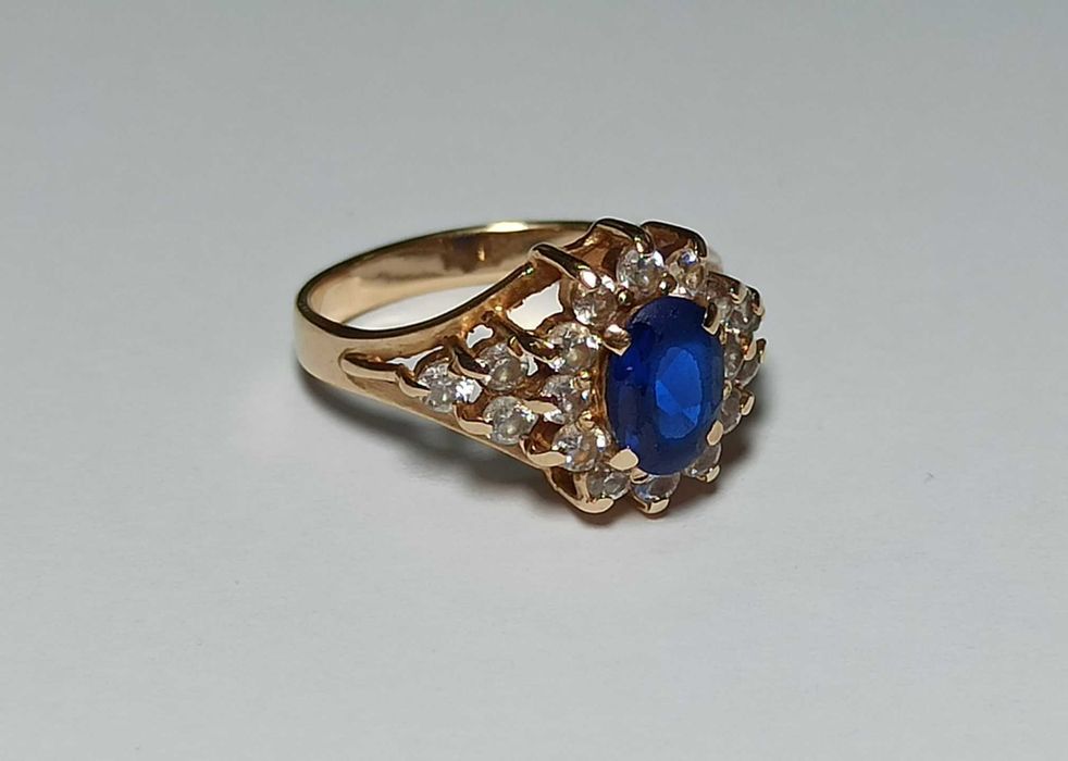 Złoty pierścionek 2,99g 585 14K g Nowy Lombard Raków