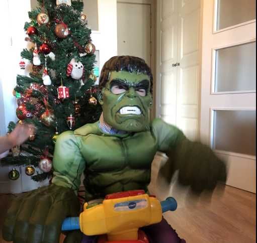 Mascaras Hulk, Homem Ferro e Capitão América