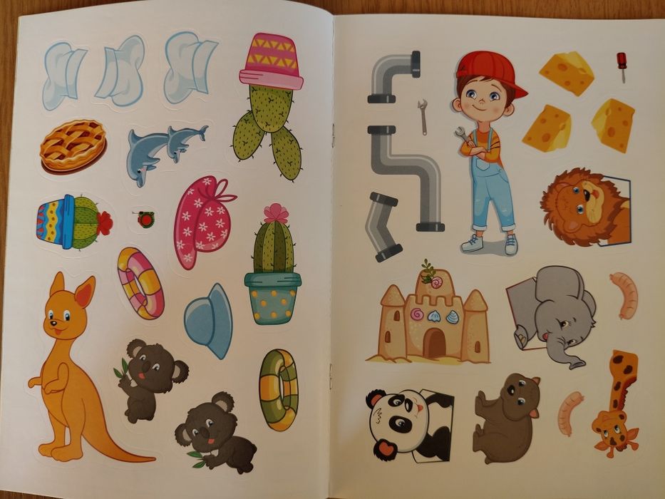 "Розвивальні наліпки для малят Їжачок" 3+ років