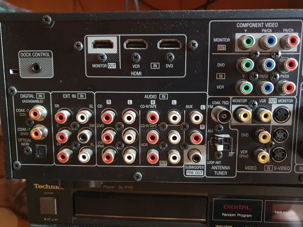 Amplituner Denon AVR-390 i 2 kolumny Eltax