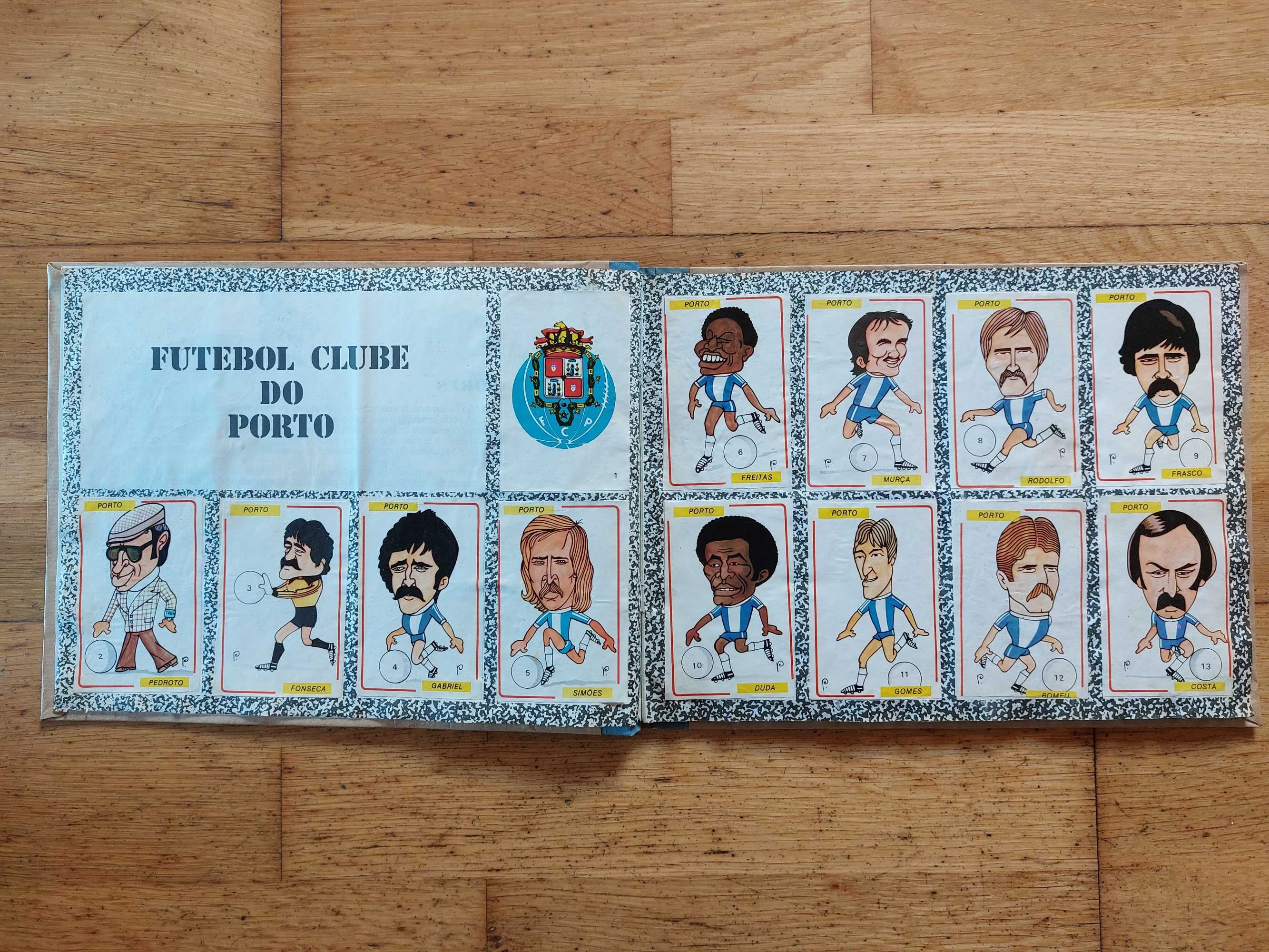 Caderneta de cromos "O Planeta da Bola - 1980" Completa