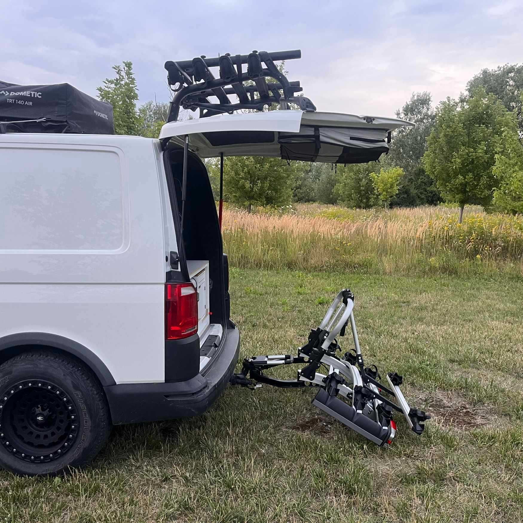Bagażnik rowerowy do busa vana na 3 4 rowery Nowy Multivan Multivan T7