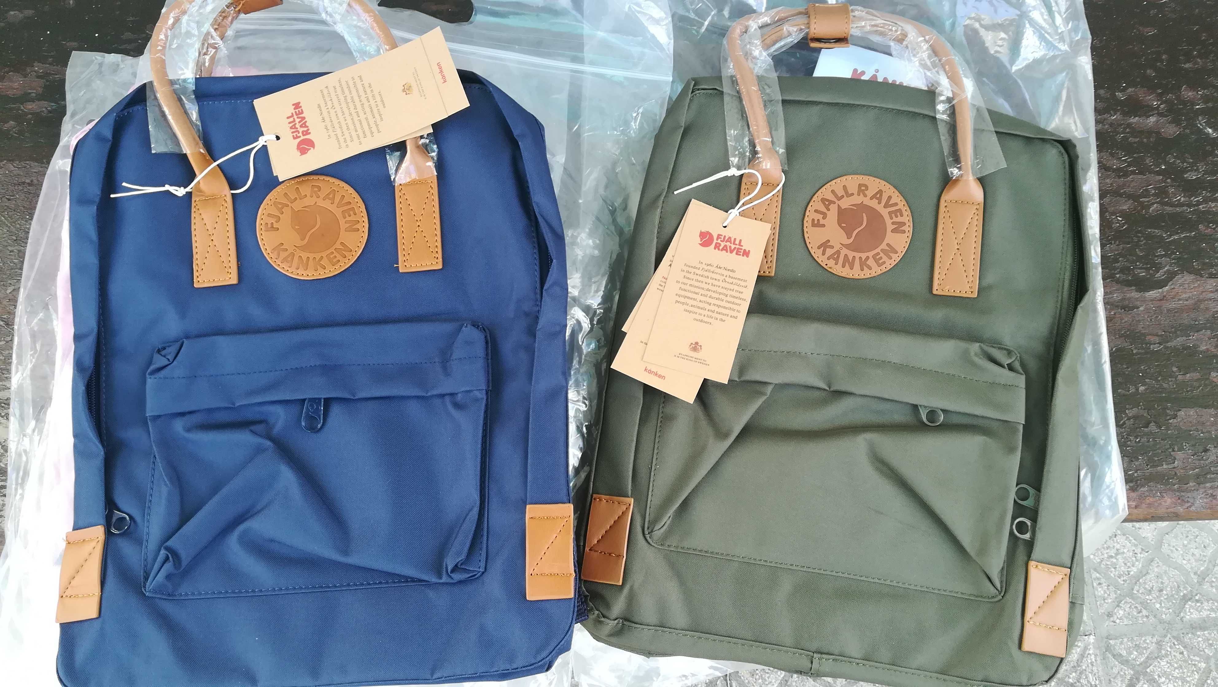 Fjallraven Kanken No. 2 tamanho 7L e 16L